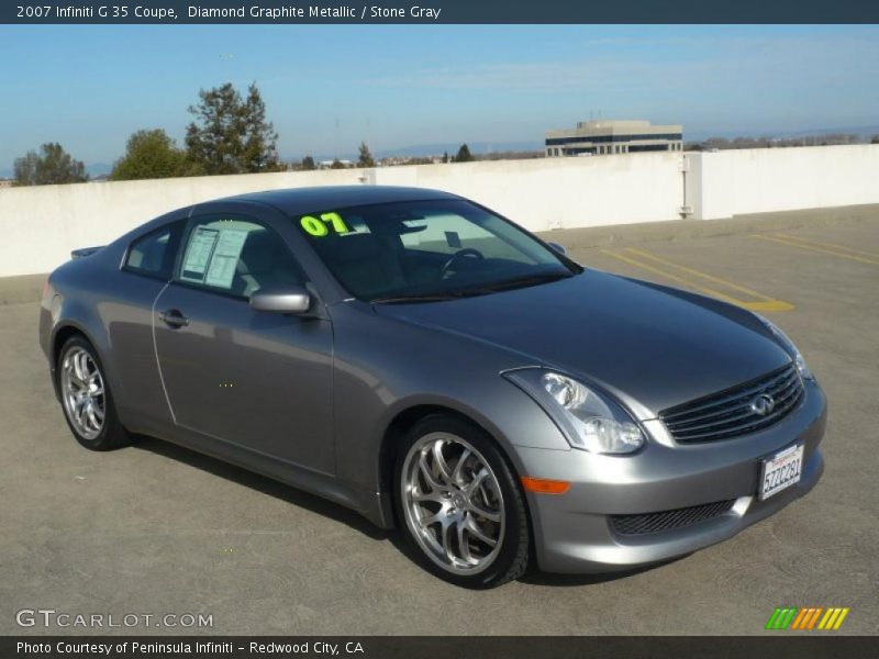 Diamond Graphite Metallic / Stone Gray 2007 Infiniti G 35 Coupe