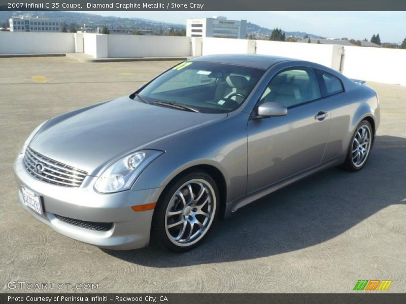 Diamond Graphite Metallic / Stone Gray 2007 Infiniti G 35 Coupe