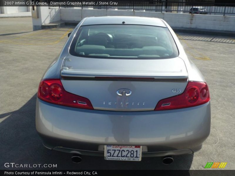 Diamond Graphite Metallic / Stone Gray 2007 Infiniti G 35 Coupe