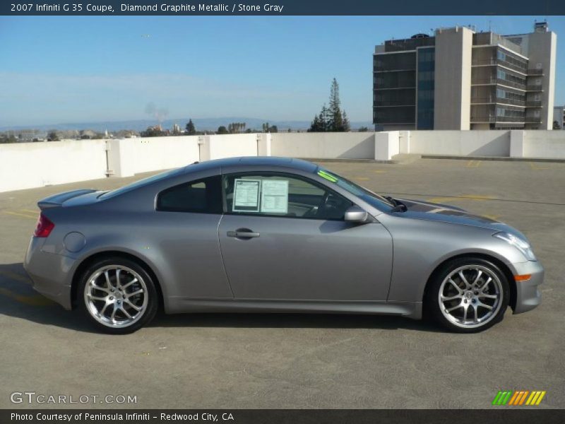 Diamond Graphite Metallic / Stone Gray 2007 Infiniti G 35 Coupe
