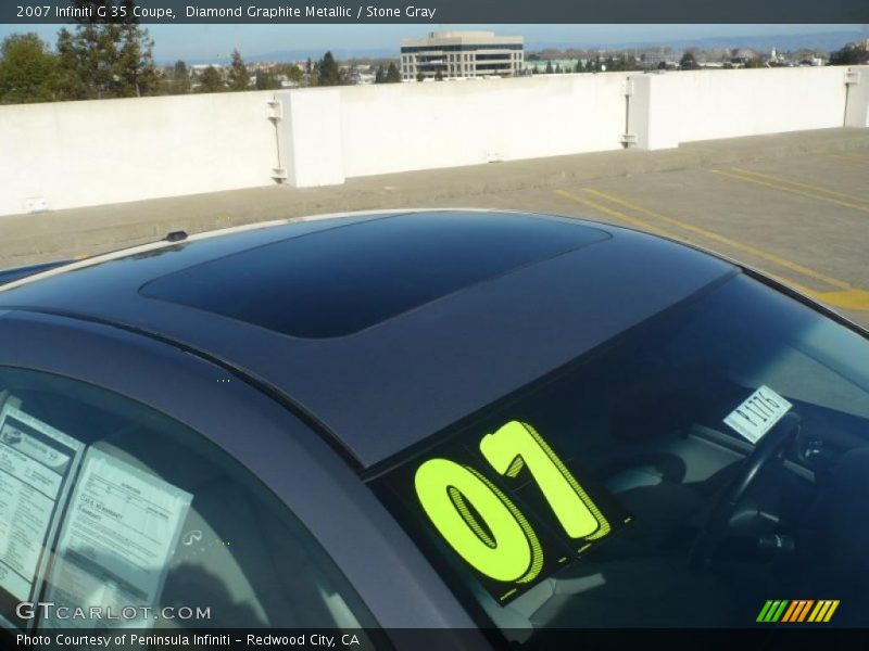 Diamond Graphite Metallic / Stone Gray 2007 Infiniti G 35 Coupe