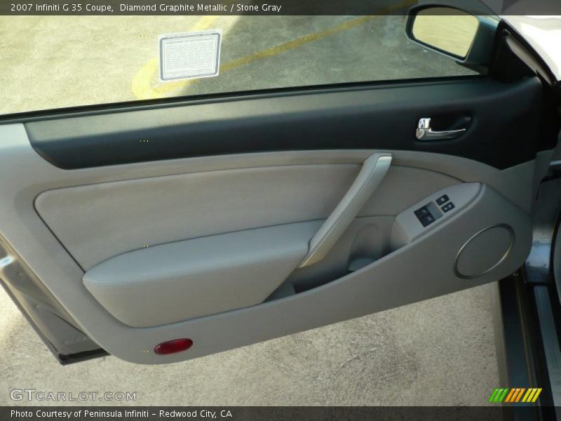 Diamond Graphite Metallic / Stone Gray 2007 Infiniti G 35 Coupe