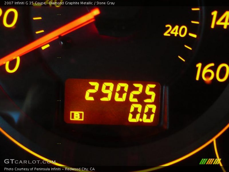 Diamond Graphite Metallic / Stone Gray 2007 Infiniti G 35 Coupe
