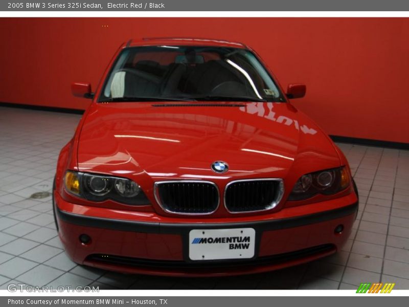Electric Red / Black 2005 BMW 3 Series 325i Sedan