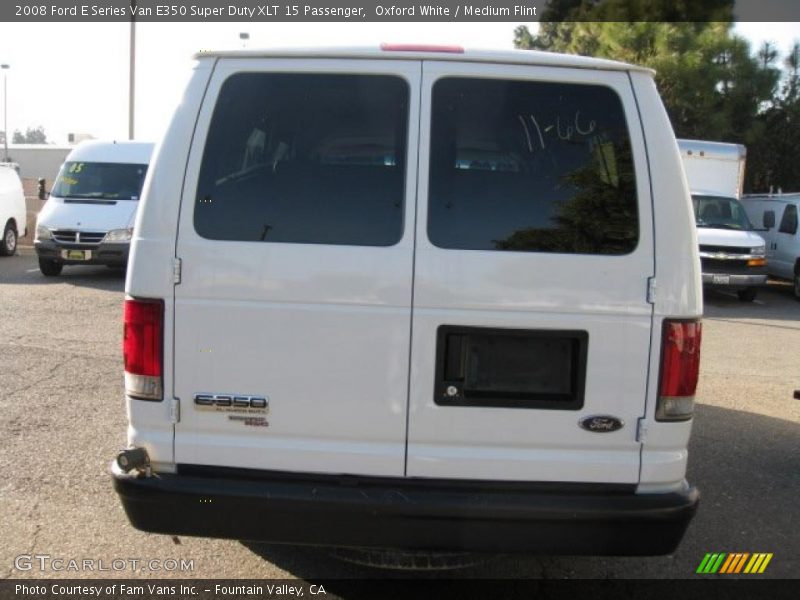 Oxford White / Medium Flint 2008 Ford E Series Van E350 Super Duty XLT 15 Passenger