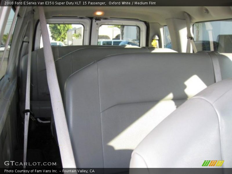 Oxford White / Medium Flint 2008 Ford E Series Van E350 Super Duty XLT 15 Passenger