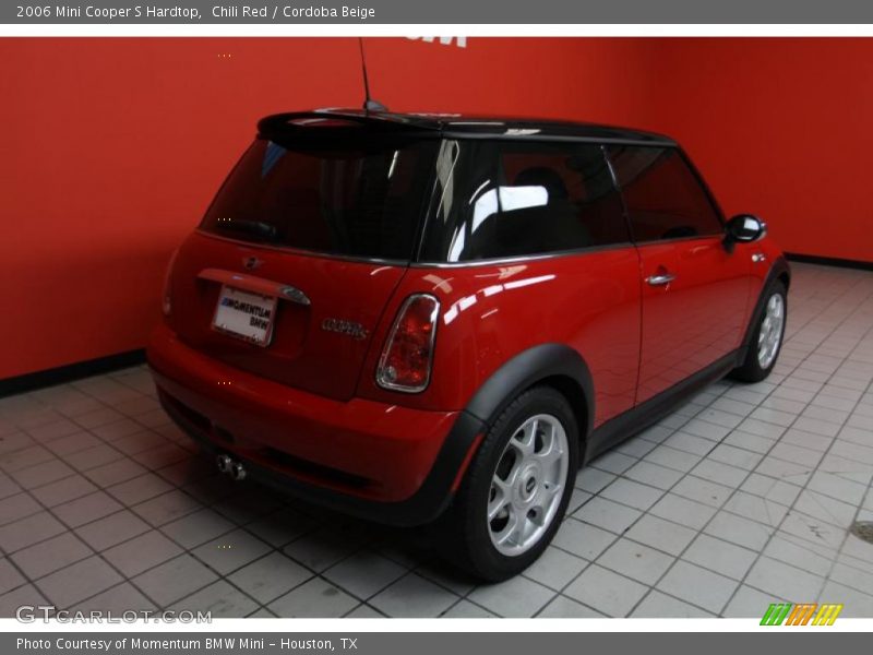 Chili Red / Cordoba Beige 2006 Mini Cooper S Hardtop