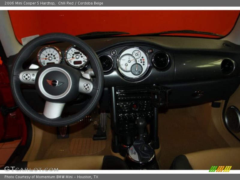 Chili Red / Cordoba Beige 2006 Mini Cooper S Hardtop