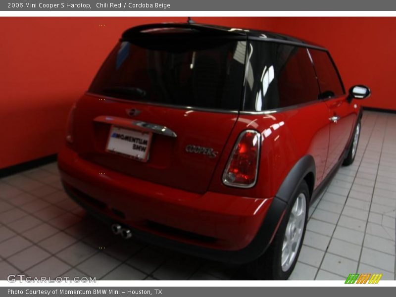 Chili Red / Cordoba Beige 2006 Mini Cooper S Hardtop