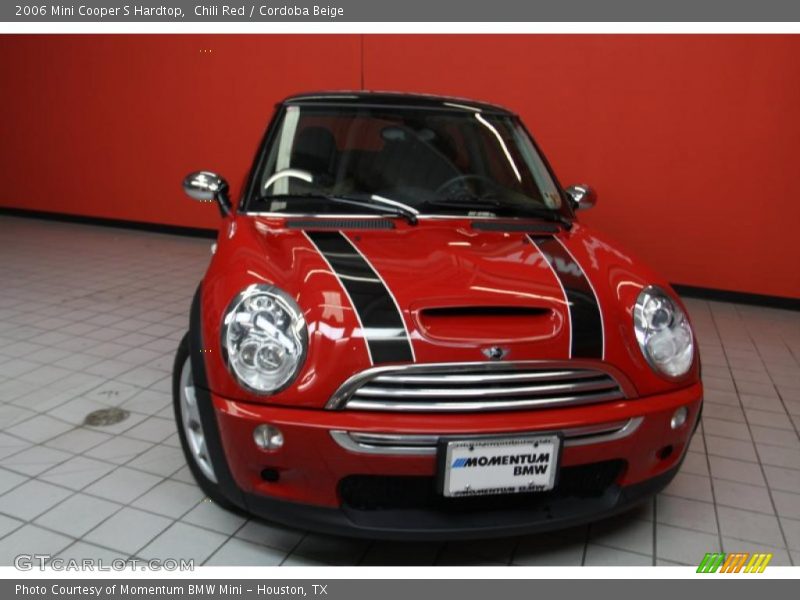 Chili Red / Cordoba Beige 2006 Mini Cooper S Hardtop