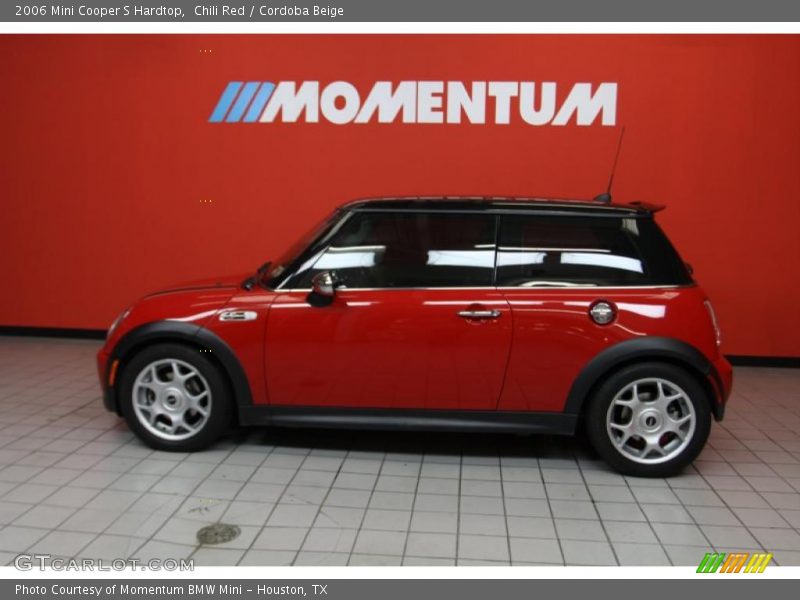 Chili Red / Cordoba Beige 2006 Mini Cooper S Hardtop