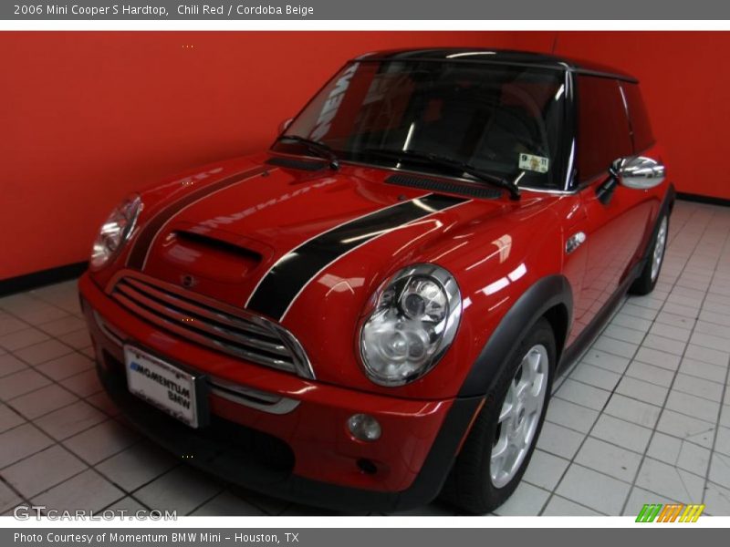 Chili Red / Cordoba Beige 2006 Mini Cooper S Hardtop