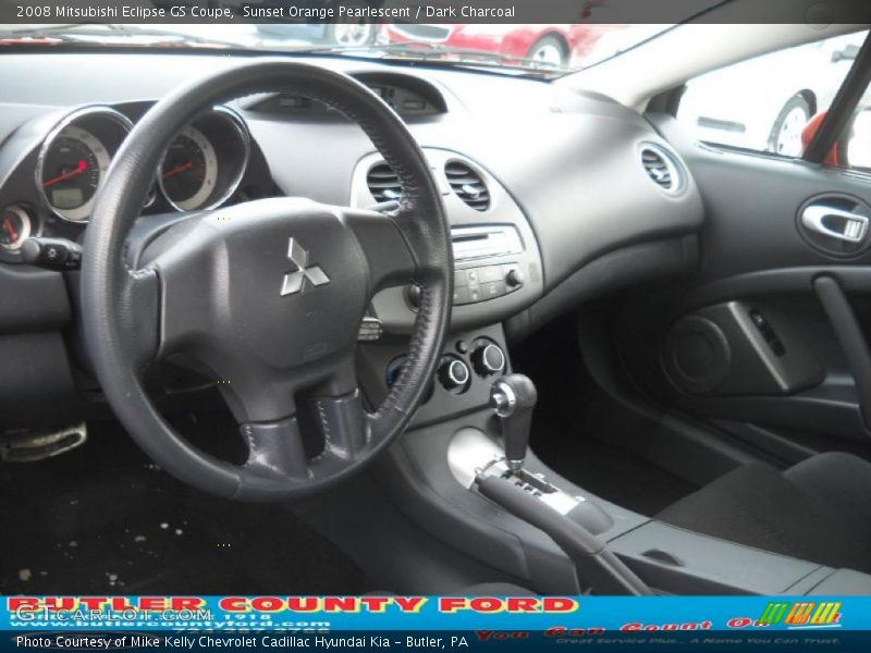 Sunset Orange Pearlescent / Dark Charcoal 2008 Mitsubishi Eclipse GS Coupe