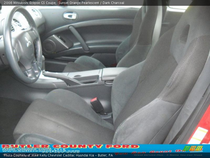 Sunset Orange Pearlescent / Dark Charcoal 2008 Mitsubishi Eclipse GS Coupe