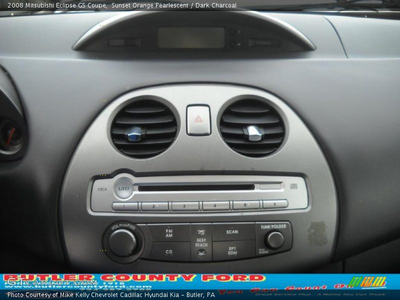 Sunset Orange Pearlescent / Dark Charcoal 2008 Mitsubishi Eclipse GS Coupe