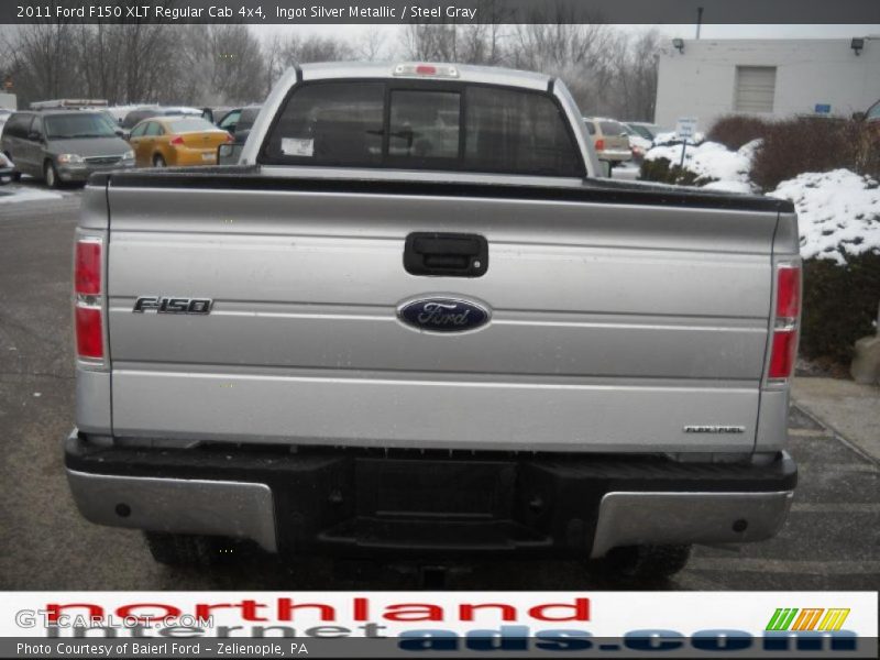 Ingot Silver Metallic / Steel Gray 2011 Ford F150 XLT Regular Cab 4x4