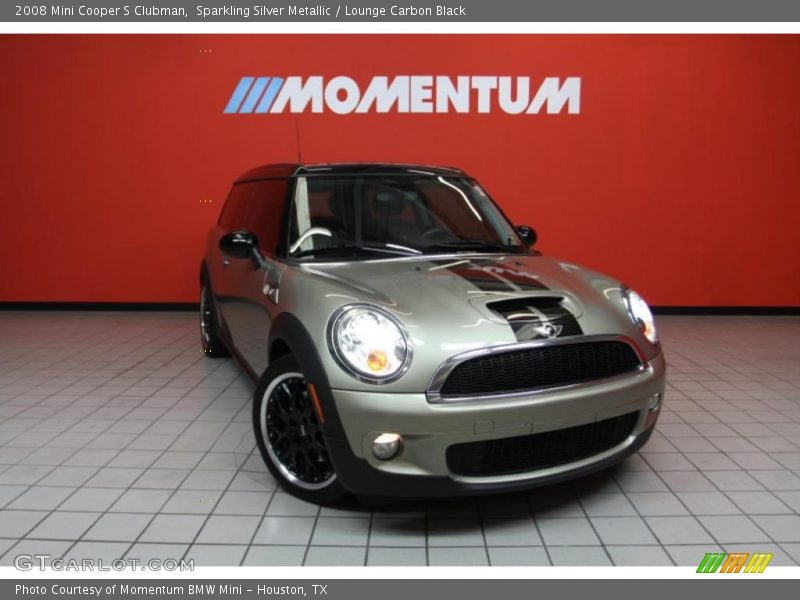 Sparkling Silver Metallic / Lounge Carbon Black 2008 Mini Cooper S Clubman