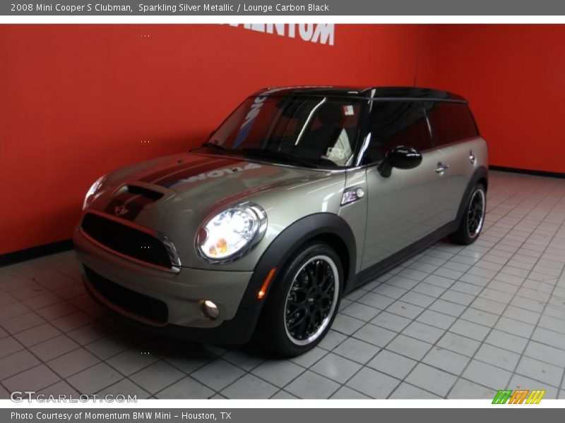 Sparkling Silver Metallic / Lounge Carbon Black 2008 Mini Cooper S Clubman