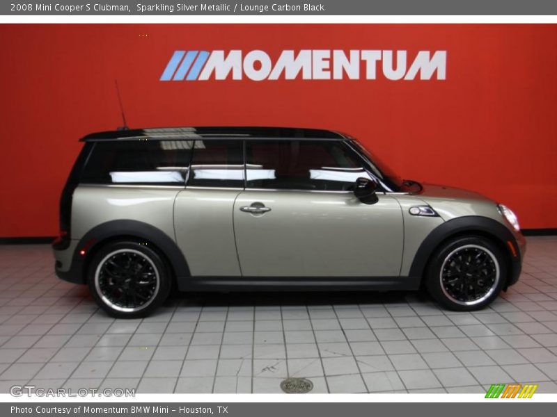 Sparkling Silver Metallic / Lounge Carbon Black 2008 Mini Cooper S Clubman