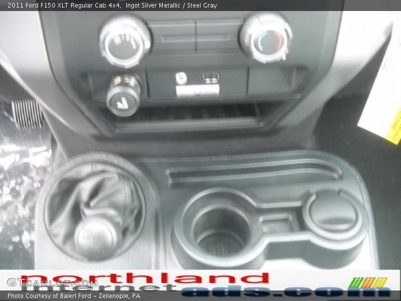 Ingot Silver Metallic / Steel Gray 2011 Ford F150 XLT Regular Cab 4x4