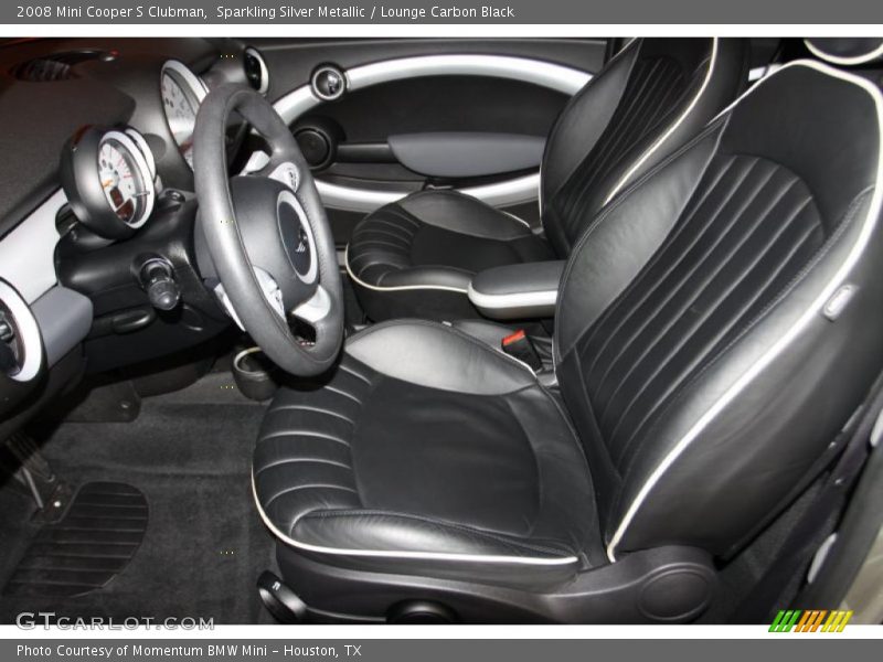 Sparkling Silver Metallic / Lounge Carbon Black 2008 Mini Cooper S Clubman