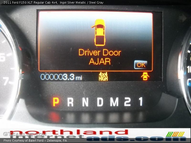 Ingot Silver Metallic / Steel Gray 2011 Ford F150 XLT Regular Cab 4x4