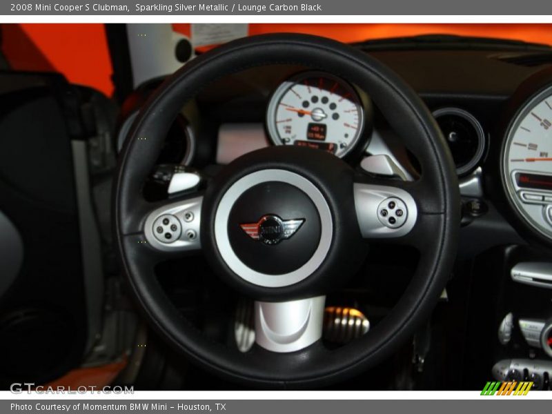 Sparkling Silver Metallic / Lounge Carbon Black 2008 Mini Cooper S Clubman