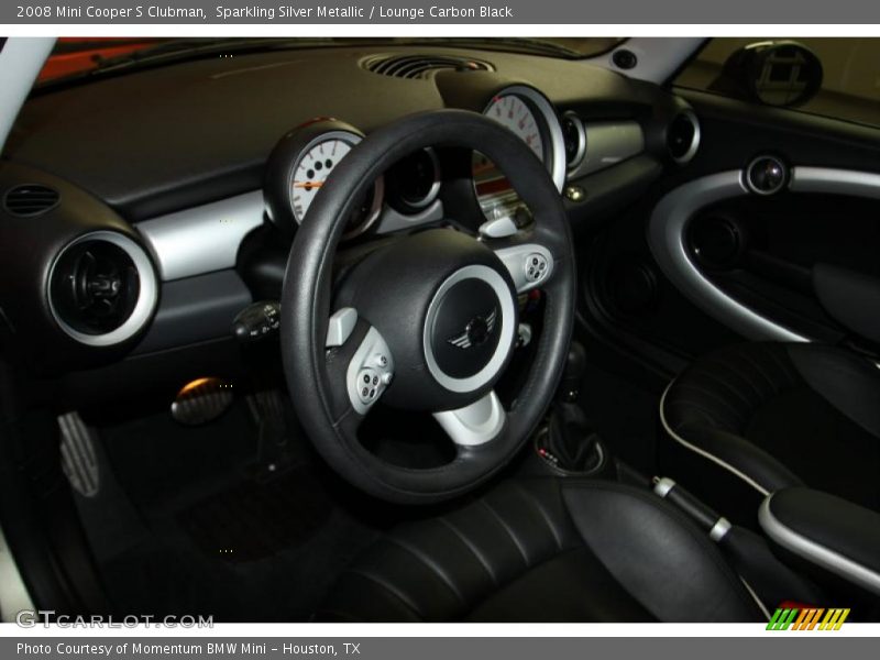 Sparkling Silver Metallic / Lounge Carbon Black 2008 Mini Cooper S Clubman
