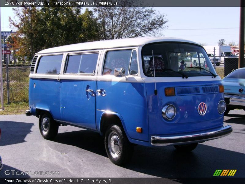 White/Blue / White/Blue 1978 Volkswagen Bus T2 Transporter