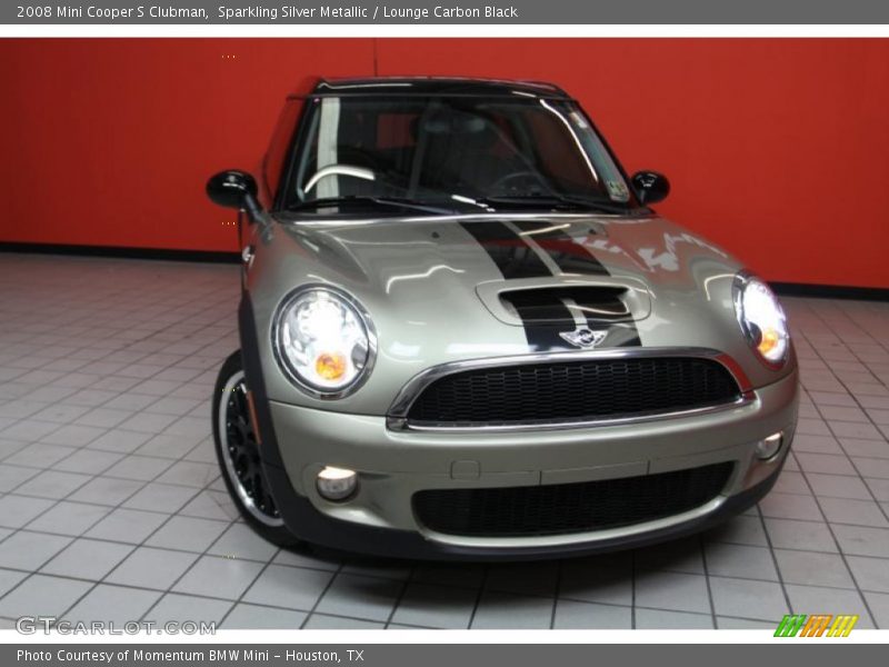 Sparkling Silver Metallic / Lounge Carbon Black 2008 Mini Cooper S Clubman