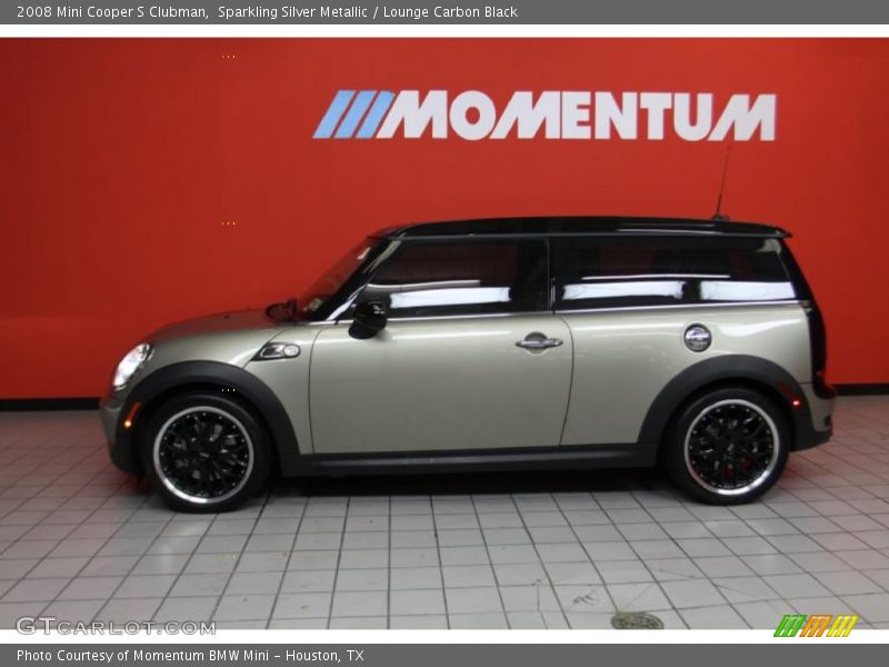 Sparkling Silver Metallic / Lounge Carbon Black 2008 Mini Cooper S Clubman