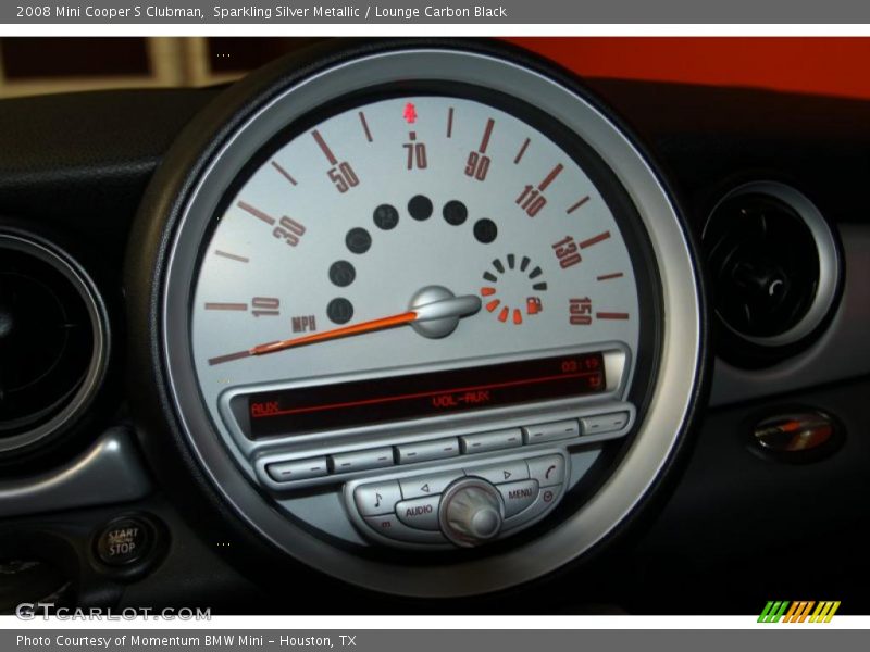Sparkling Silver Metallic / Lounge Carbon Black 2008 Mini Cooper S Clubman