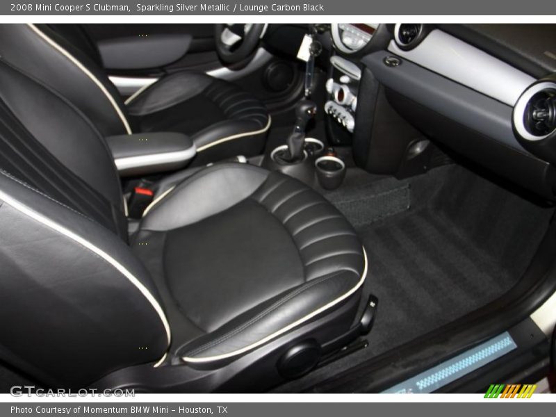 Sparkling Silver Metallic / Lounge Carbon Black 2008 Mini Cooper S Clubman