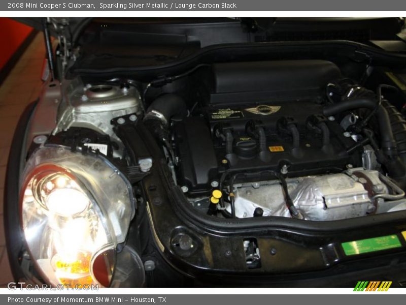 Sparkling Silver Metallic / Lounge Carbon Black 2008 Mini Cooper S Clubman