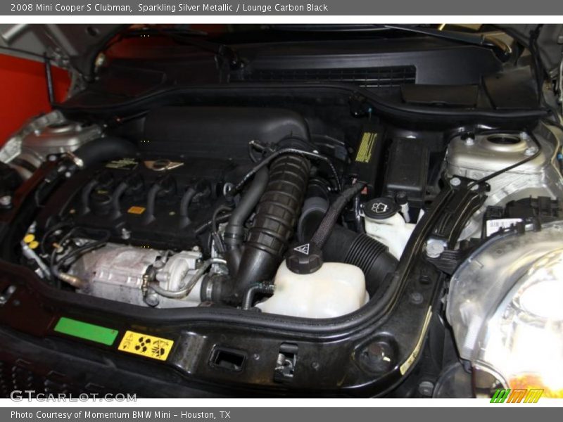 Sparkling Silver Metallic / Lounge Carbon Black 2008 Mini Cooper S Clubman