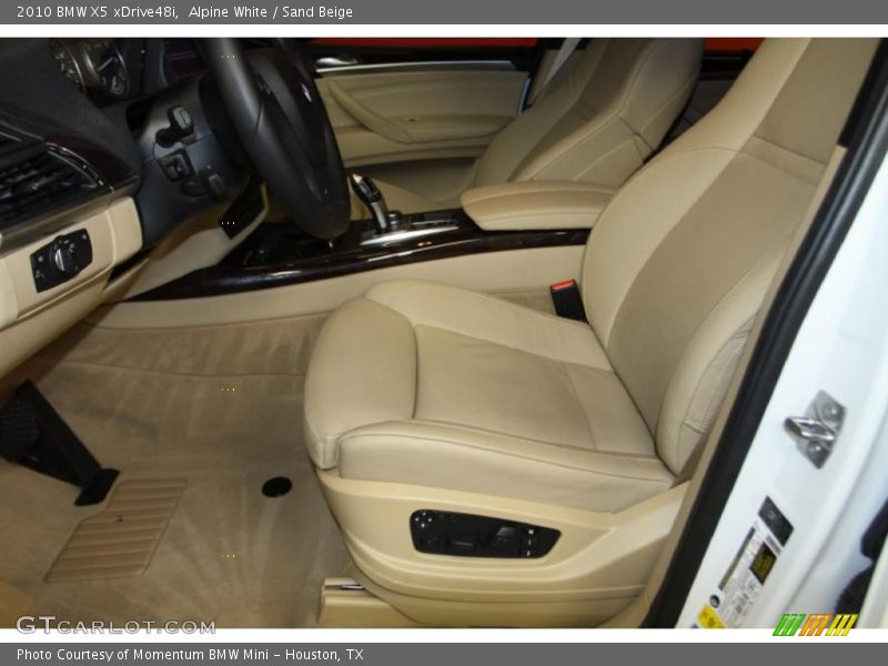 2010 X5 xDrive48i Sand Beige Interior