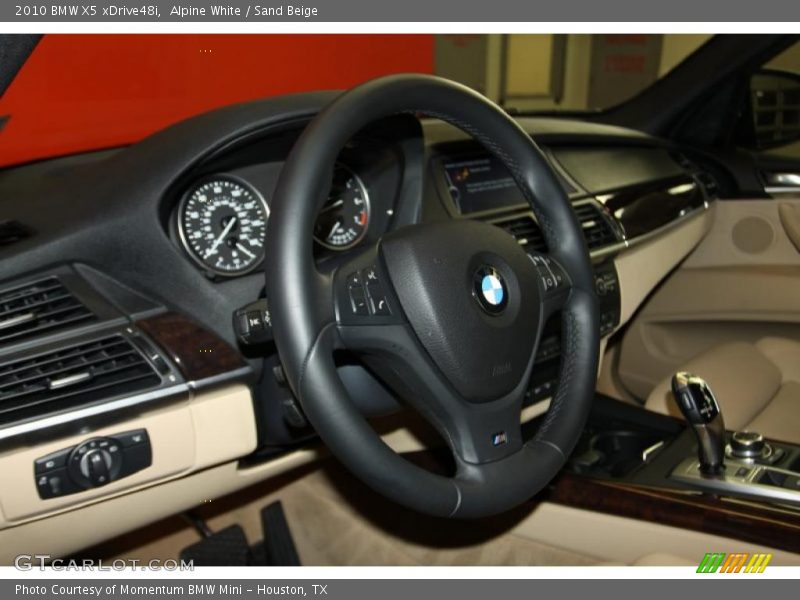 Alpine White / Sand Beige 2010 BMW X5 xDrive48i