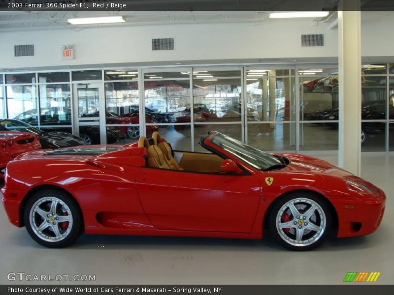  2003 360 Spider F1 Red