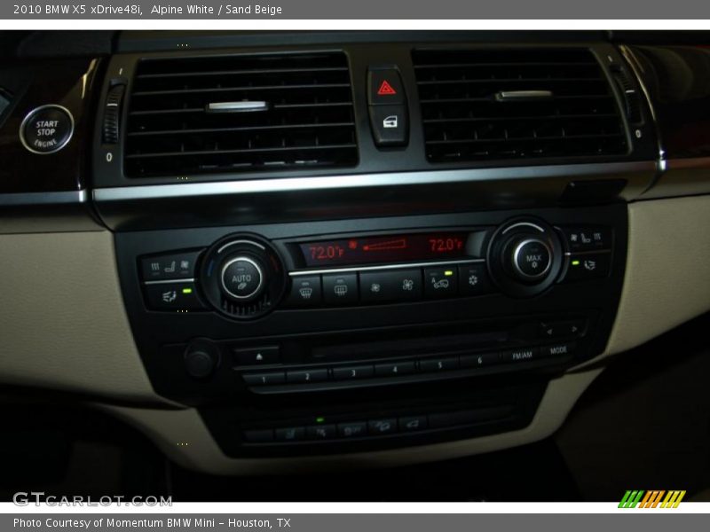 Alpine White / Sand Beige 2010 BMW X5 xDrive48i
