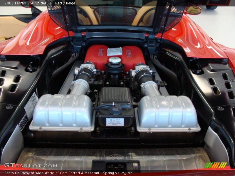  2003 360 Spider F1 Engine - 3.6 Liter DOHC 40-Valve V8