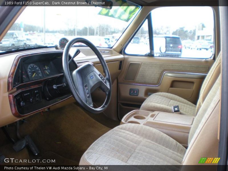  1989 F150 SuperCab Chestnut Interior