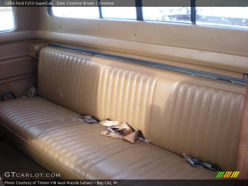  1989 F150 SuperCab Chestnut Interior