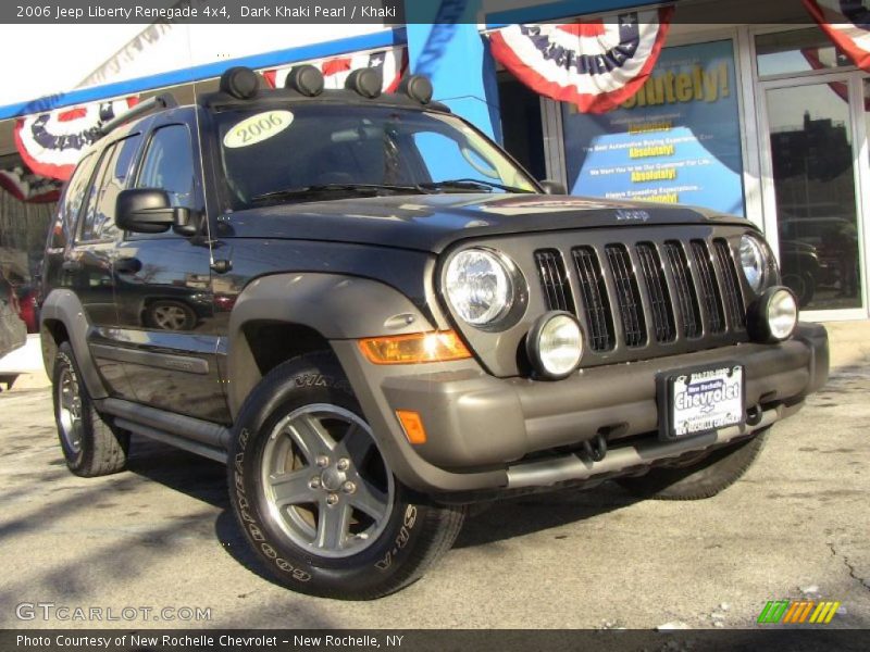 Dark Khaki Pearl / Khaki 2006 Jeep Liberty Renegade 4x4