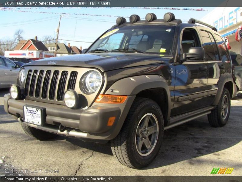 Dark Khaki Pearl / Khaki 2006 Jeep Liberty Renegade 4x4