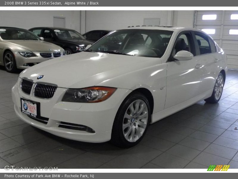 Alpine White / Black 2008 BMW 3 Series 335xi Sedan