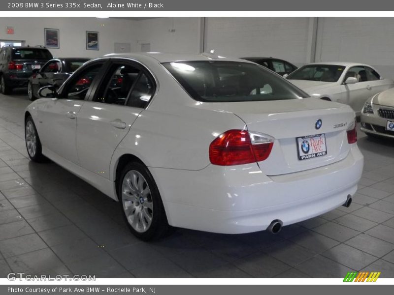 Alpine White / Black 2008 BMW 3 Series 335xi Sedan