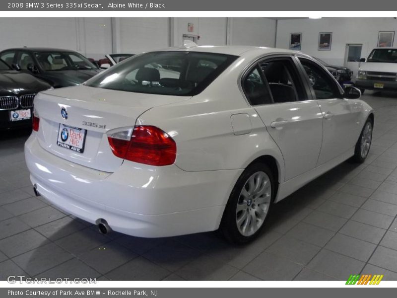 Alpine White / Black 2008 BMW 3 Series 335xi Sedan
