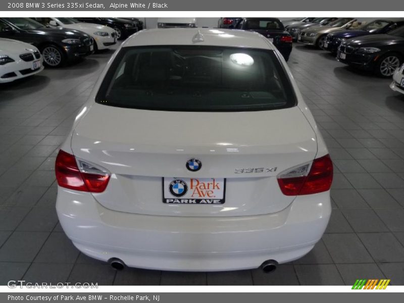 Alpine White / Black 2008 BMW 3 Series 335xi Sedan