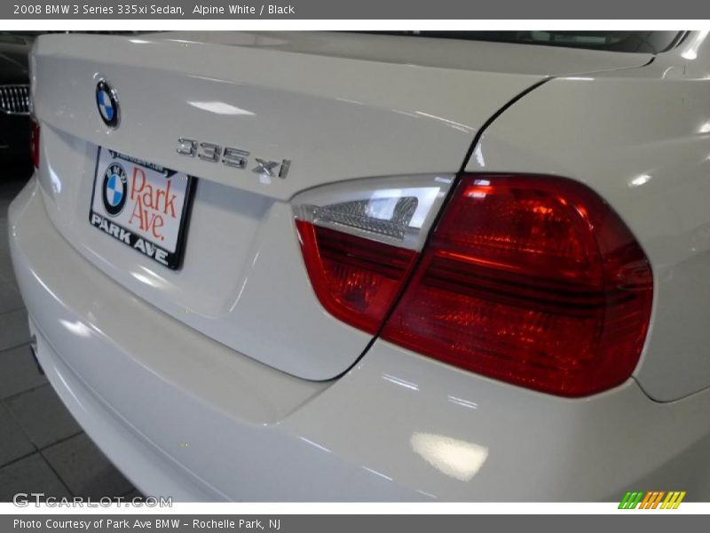Alpine White / Black 2008 BMW 3 Series 335xi Sedan