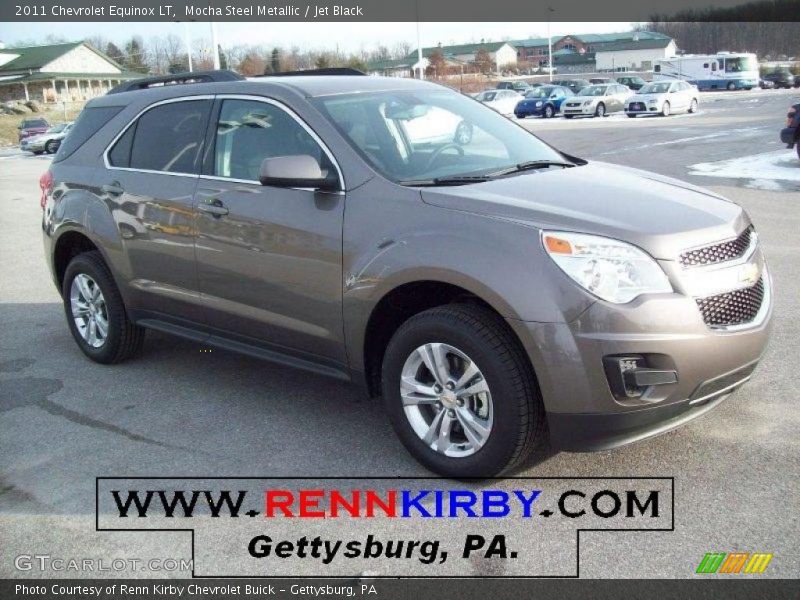 Mocha Steel Metallic / Jet Black 2011 Chevrolet Equinox LT